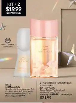 AVON Soft musk vainilla oferta