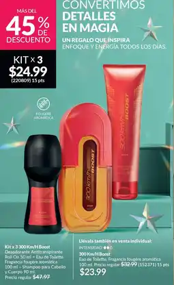 AVON 300 km/h boost desodorante antitranspirante roll on oferta