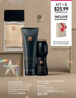 AVON Black suede oferta