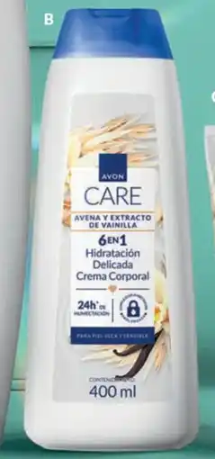AVON Crema corporal hidratante avena y extracto de vainilla oferta