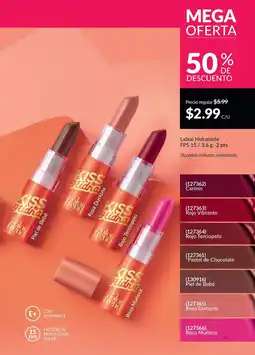 AVON Labial hidratante fps 15 oferta