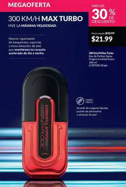 AVON 300 km/h max turbo eau de parfum spray oferta