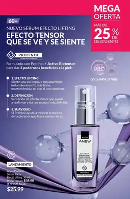 AVON Anew platinum sérum facial efecto lifting oferta