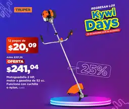 Kywi Motoguadaña 2 hp, motor a gasolina oferta