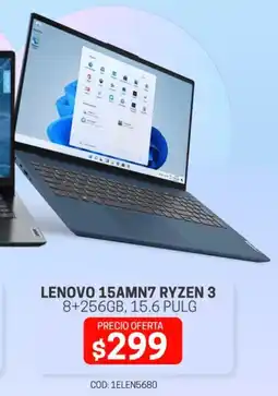 Novicompu Lenovo 15amn7 ryzen 3 oferta
