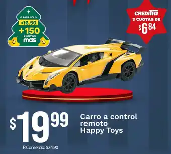 Tia Happy toys carro a control remoto oferta