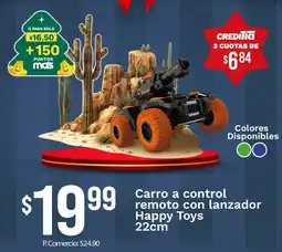 Tia Happy toys carro a control remoto con lanzador oferta