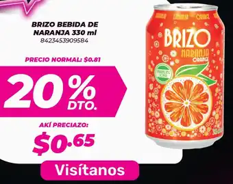 Brizo bebida de naranja