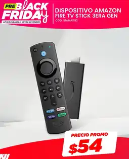 Novicompu Dispositivo amazon fire tv stick 3era gen oferta