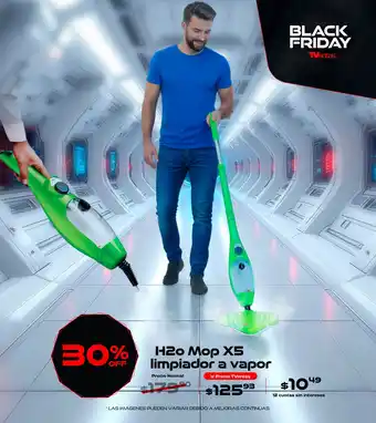 H20 mop x5 limpiador a vapor