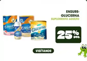 Glucerna o Ensure suplemento adulto