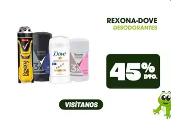 Rexona o Dove desodorantes
