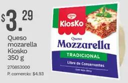 Tia Kiosko queso mozarella oferta