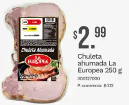Tia La europea chuleta ahumada oferta