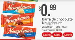 Tia Neugebauer barra de chocolate oferta