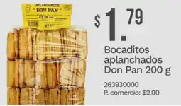 Tia Don pan bocaditos aplanchados oferta