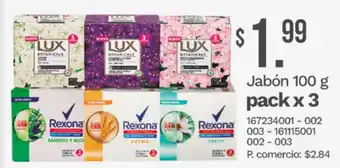 Lux, rexona Jabón