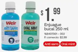 Tia Weir enjuague bucal oferta