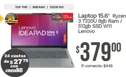 Tia Lenovo laptop 15.6" oferta