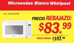 Akí Whirlpool microondas blanco oferta