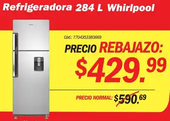 Whirlpool refrigeradora