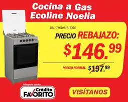 Akí Ecoline noelia cocina a gas oferta