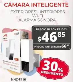 Super Paco Cámara inteligente exteriores - interiores wi-fi alarma sonora oferta