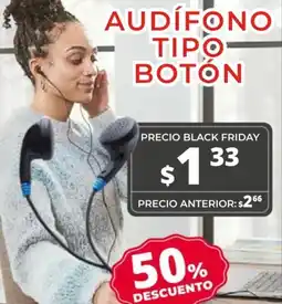 Super Paco Audifono tipo botón oferta