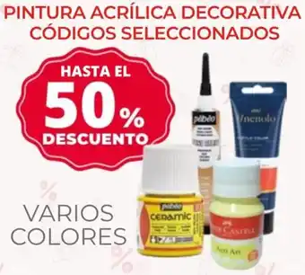 Super Paco Pintura acrílica decorativa códigos seleccionados oferta