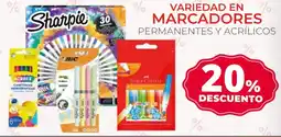 Super Paco Variedad en marcadores permanentes y acrílicos oferta