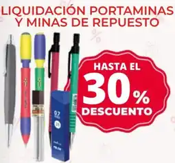 Super Paco Liquidación portaminas y minas de repuesto oferta