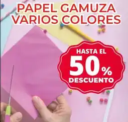 Super Paco Papel gamuza varios colores oferta