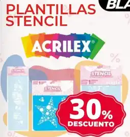 Super Paco Plantillas stencil acrilex oferta
