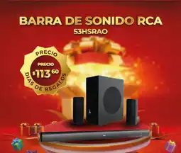 Coral Hipermercados RCA barra de sonido oferta
