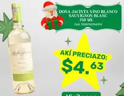 Akí Doña jacinta vino blanco sauvignon blanc oferta