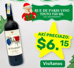 Akí Rue de paris vino tinto oferta