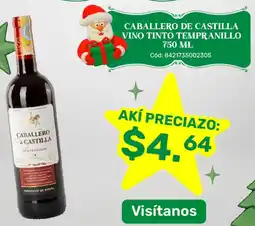 Akí Caballero castilla vino tinto tempranillo oferta