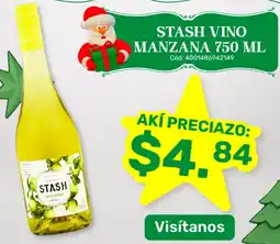 Akí Stash vino manzana oferta