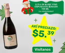 Akí Luna di mare vino espumante rosado oferta