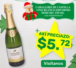 Akí Caballero de castilla vino blanco espumoso demi sec oferta
