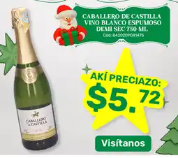 Akí Caballero de castilla vino blanco espumoso demi sec oferta