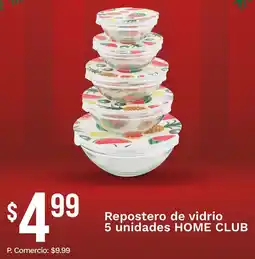 Tia Home club repostero de vidrio oferta