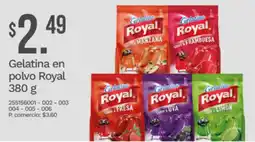 Tia Royal gelatina en polvo oferta