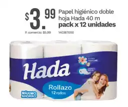 Tia Hada papel higienico doble hoja oferta