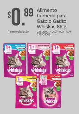 Tia Whiskas alimento húmedo para gato o gatito oferta