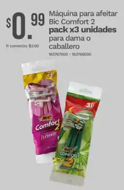 Tia BIC Comfort 2 maquina para afeitar oferta