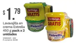 Tia Estrella lavavajilla en crema oferta