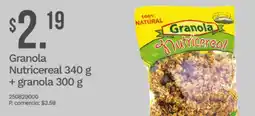 Tia Granola nutricereal + granola oferta