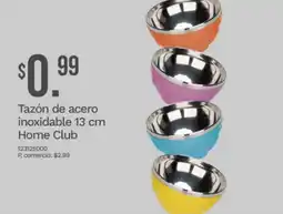 Tia Home Club tazón de acero inoxidable 13 cm oferta