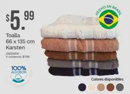 Tia Karsten toalla oferta